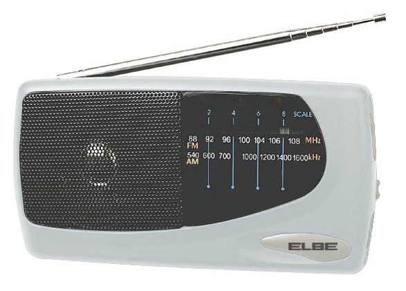 RADIO PORTÁTIL ELBE RF-52-SOB BLANCA